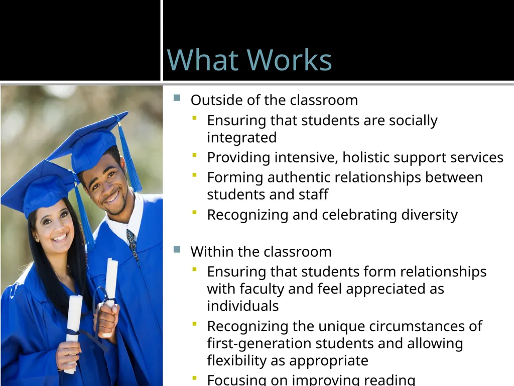 The First Generation Student: Barriers and - slide 9 of 11