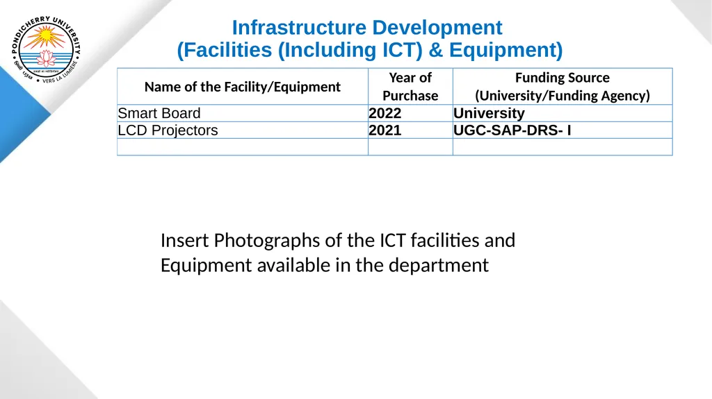 Pondicherry University Department of Statistics - slide 13 of 37