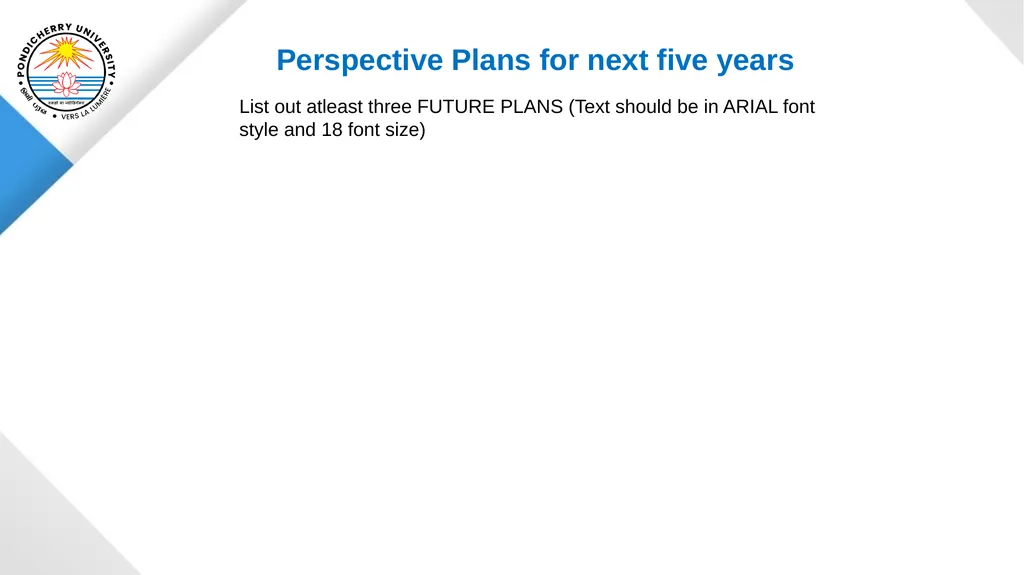Pondicherry University Department of Statistics - slide 36 of 37