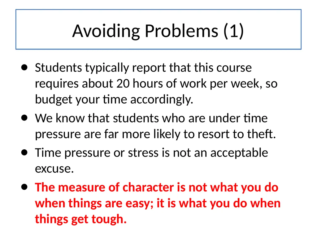 Academic Honesty CS 5010 Program Design Paradigms - slide 17 of 22