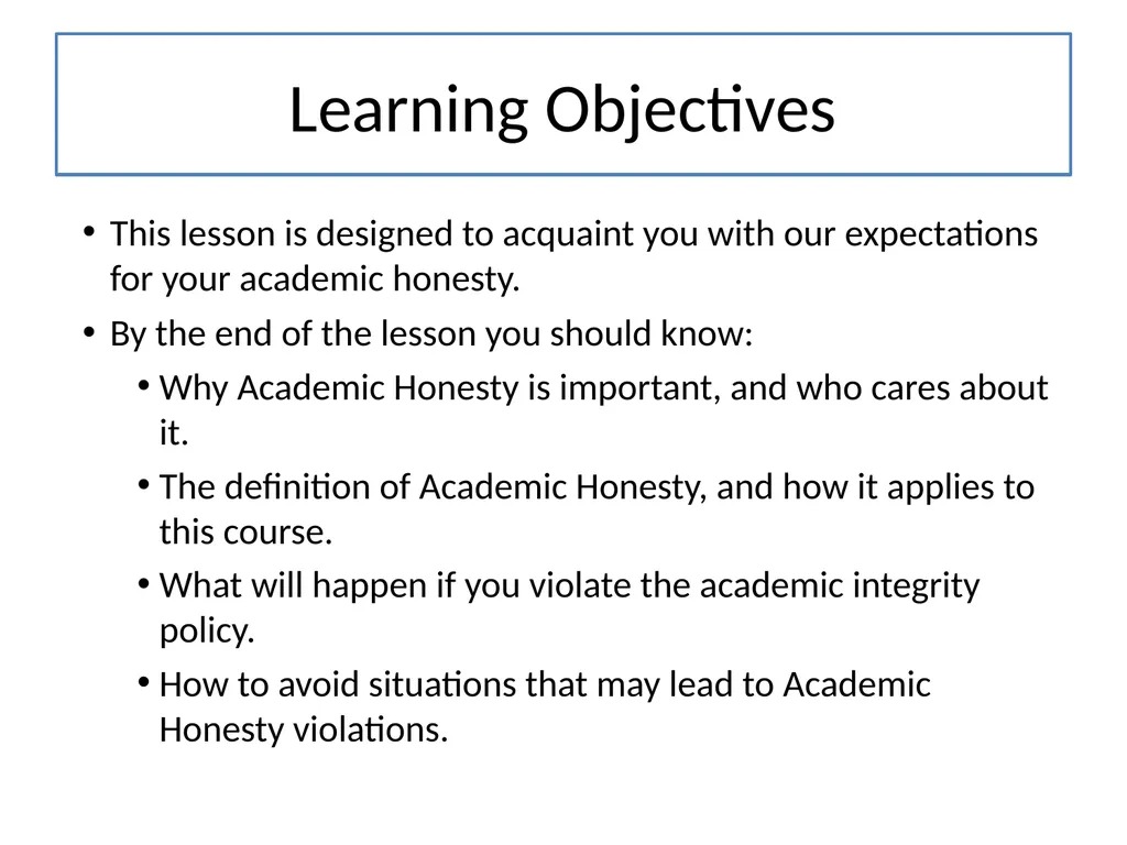 Academic Honesty CS 5010 Program Design Paradigms - slide 2 of 22