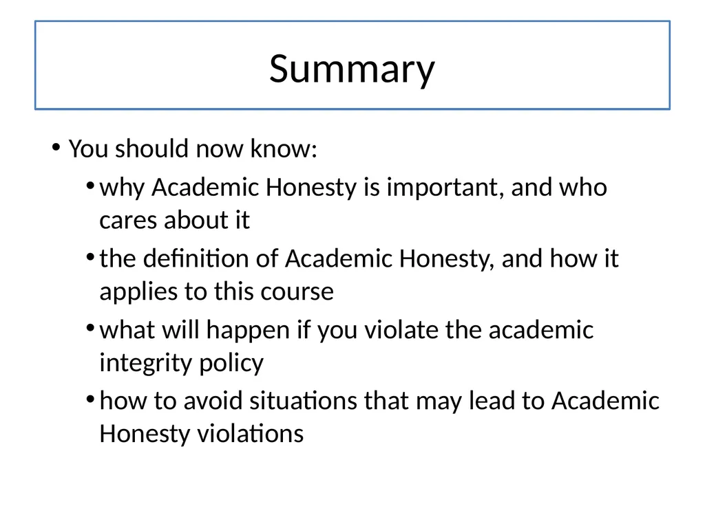 Academic Honesty CS 5010 Program Design Paradigms - slide 21 of 22