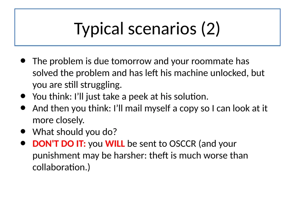 Academic Honesty CS 5010 Program Design Paradigms - slide 11 of 22