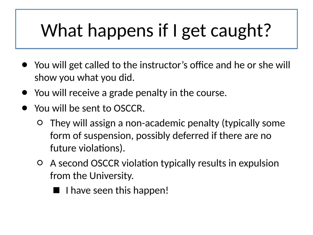 Academic Honesty CS 5010 Program Design Paradigms - slide 14 of 22