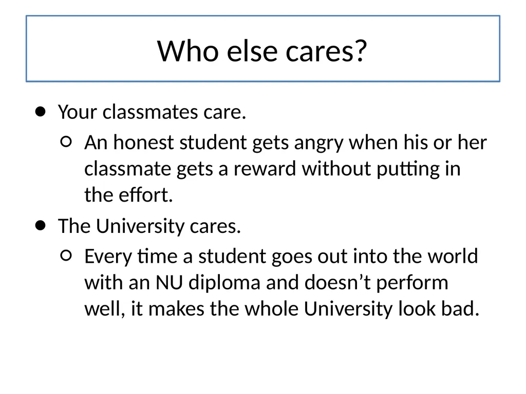 Academic Honesty CS 5010 Program Design Paradigms - slide 5 of 22
