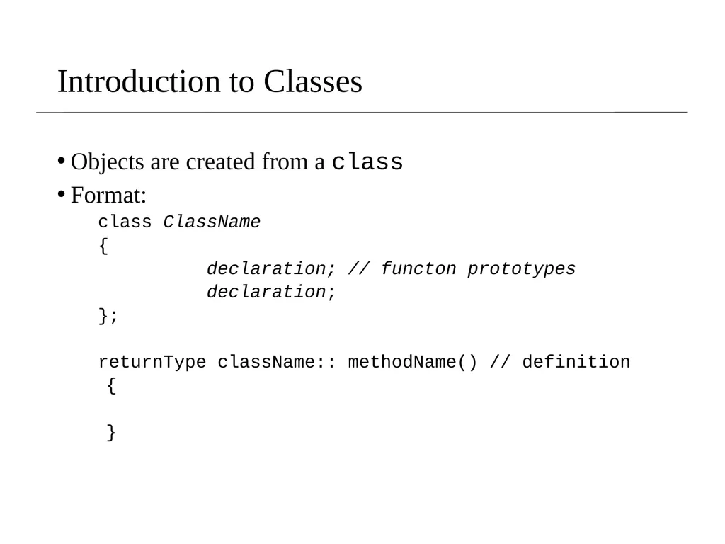 Lecture 8 Object Oriented Programming (OOP) - slide 7 of 45