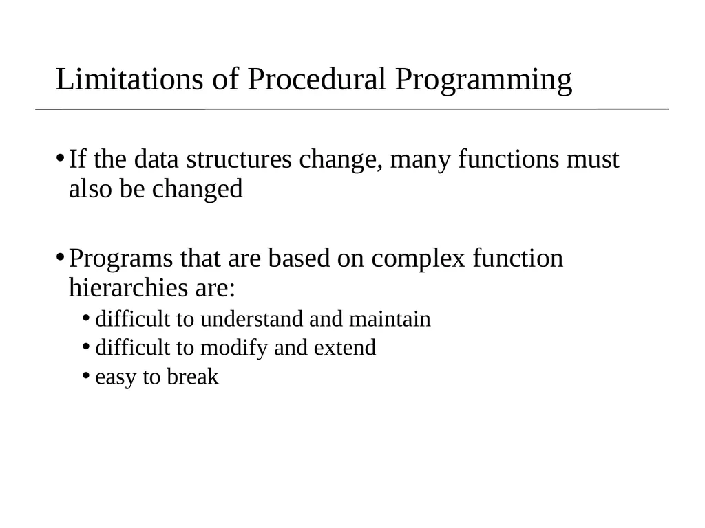 Lecture 8 Object Oriented Programming (OOP) - slide 3 of 45