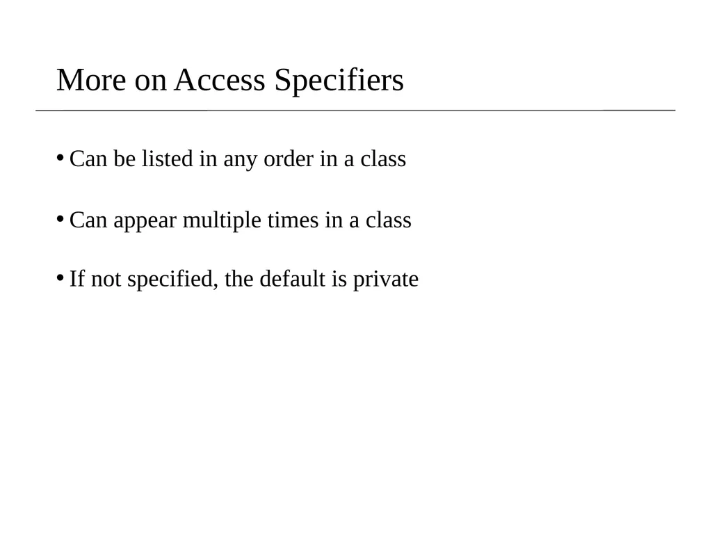 Lecture 8 Object Oriented Programming (OOP) - slide 12 of 45
