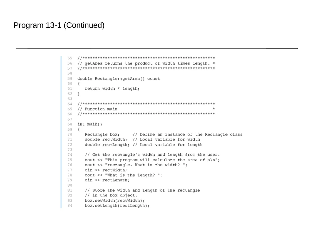 Lecture 8 Object Oriented Programming (OOP) - slide 19 of 45