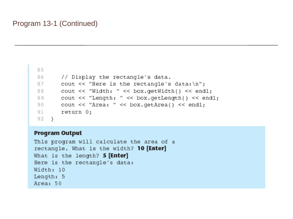 Lecture 8 Object Oriented Programming (OOP) - slide 20 of 45