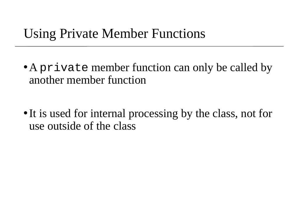 Lecture 8 Object Oriented Programming (OOP) - slide 44 of 45