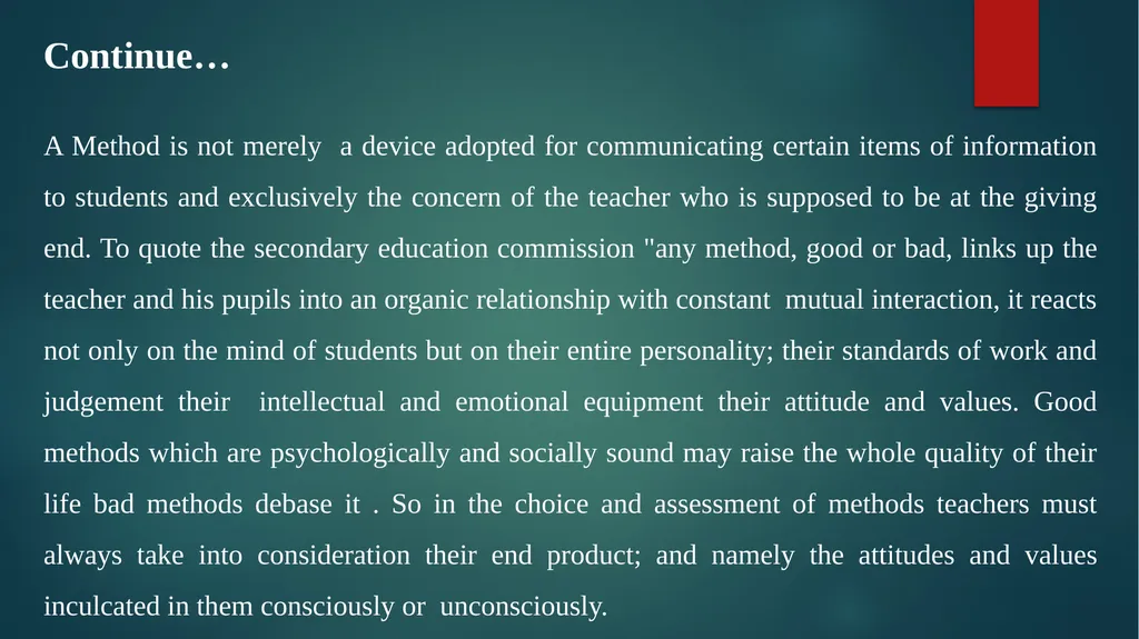 Methods of Teaching History: Lecture Method - slide 4 of 11