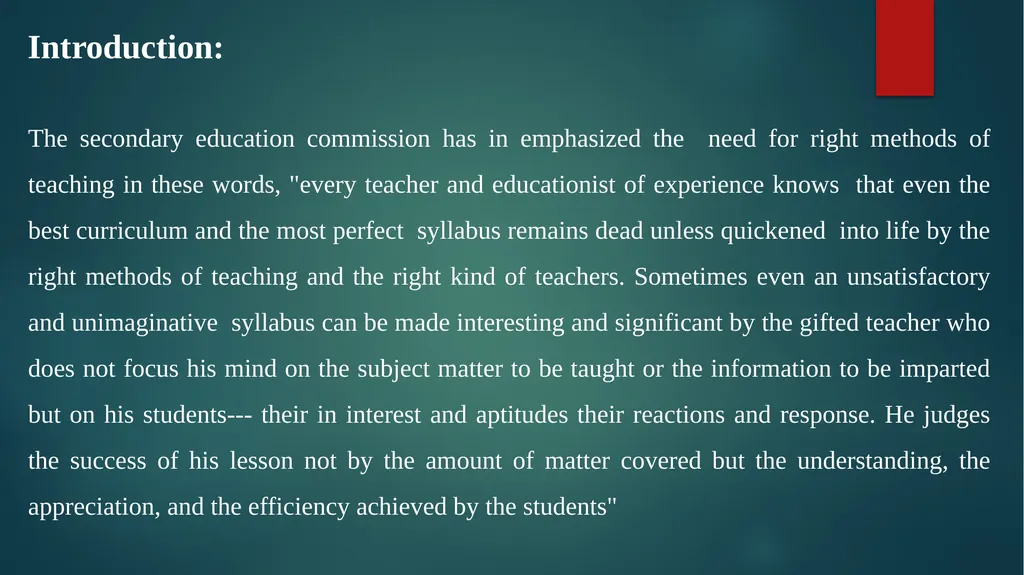 Methods of Teaching History: Lecture Method - slide 2 of 11