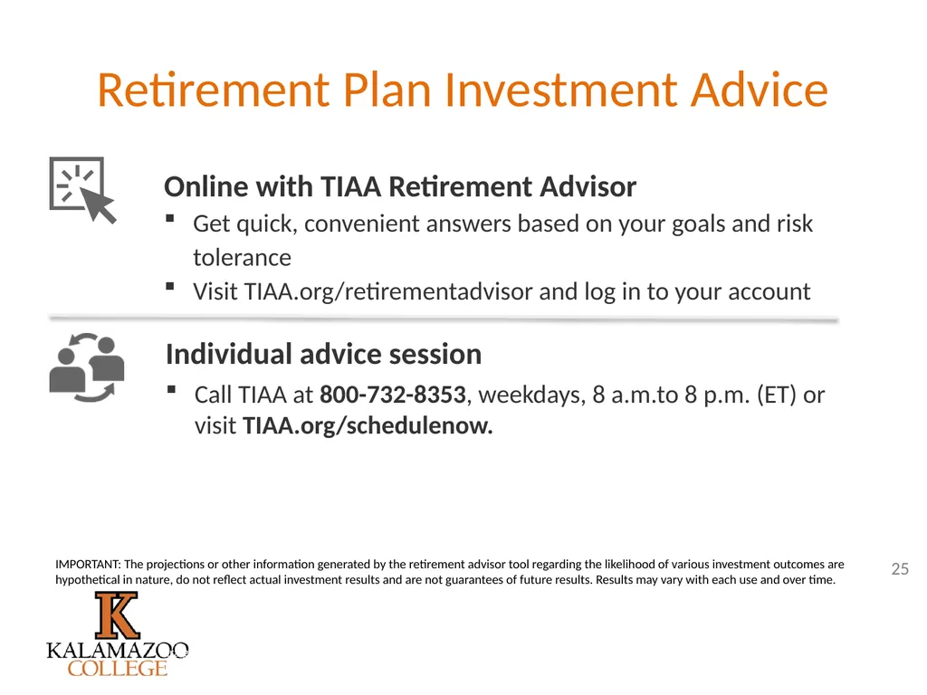Retirement Plan Enhancements It’s all outlined in - slide 25 of 27