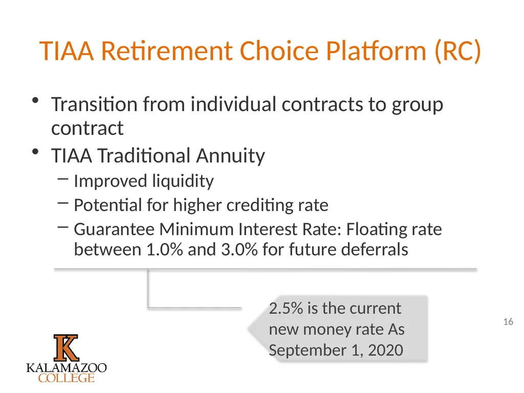 Retirement Plan Enhancements It’s all outlined in - slide 16 of 27
