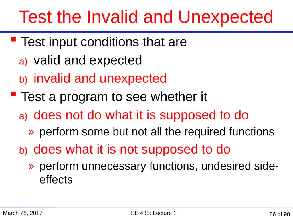 Are you in the right course? SE 433/333 Software - slide 81 of 93