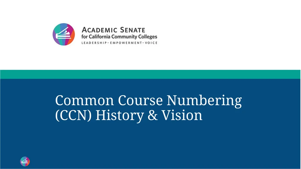 Common Course Numbering Curriculum - slide 4 of 29