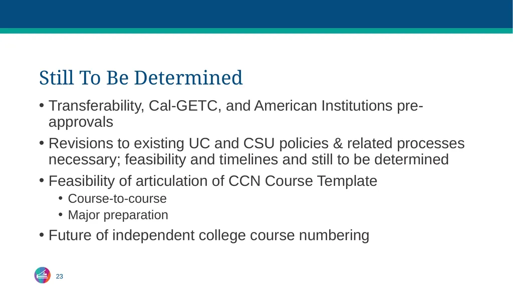Common Course Numbering Curriculum - slide 22 of 29