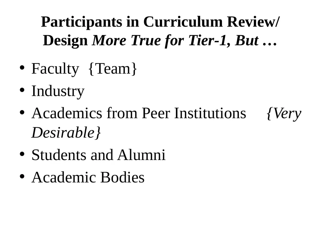 Curriculum Design & Teaching-Learning August, 2019 - slide 8 of 51