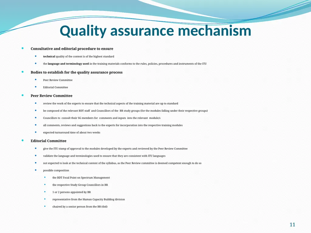 ITU Spectrum Management Training Program (SMTP) - slide 11 of 13