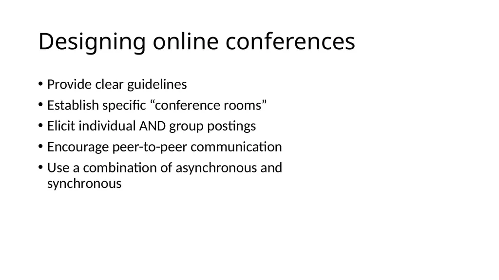 Instructional Design for Online Courses Michael W. - slide 22 of 27