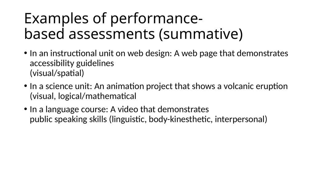 Instructional Design for Online Courses Michael W. - slide 12 of 27