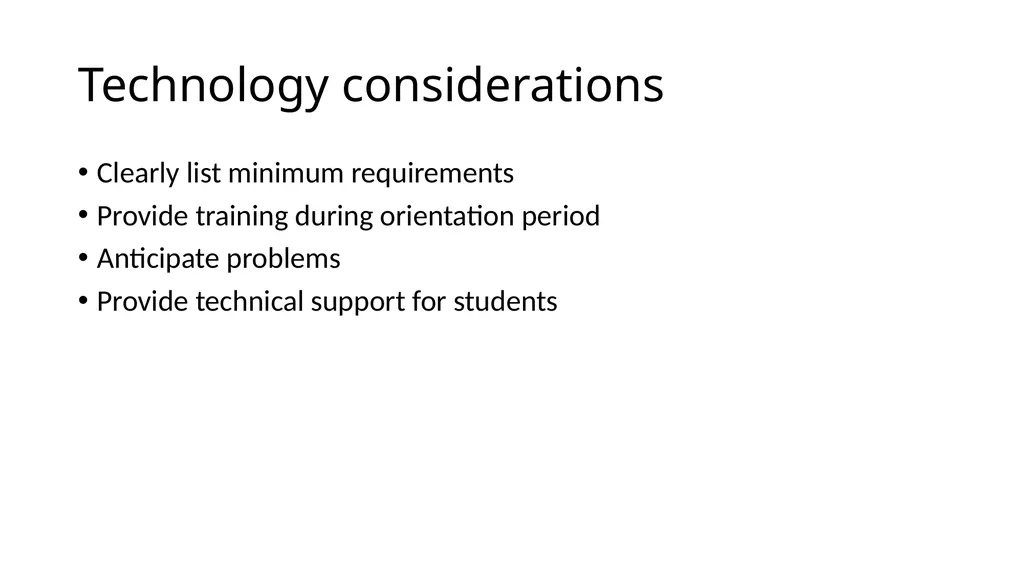 Instructional Design for Online Courses Michael W. - slide 23 of 27