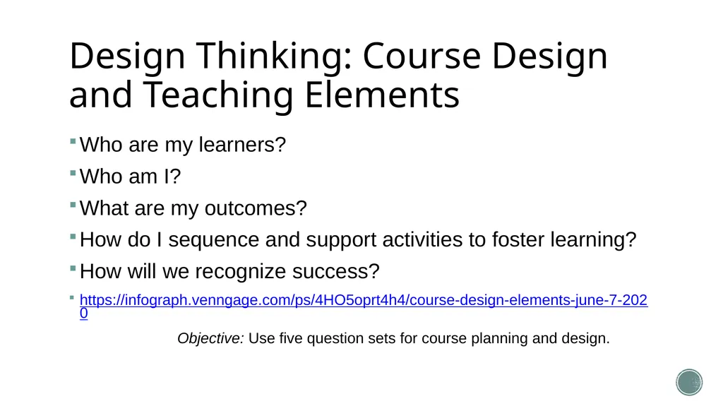 Course Design and Pedagogy The Center for - slide 5 of 35