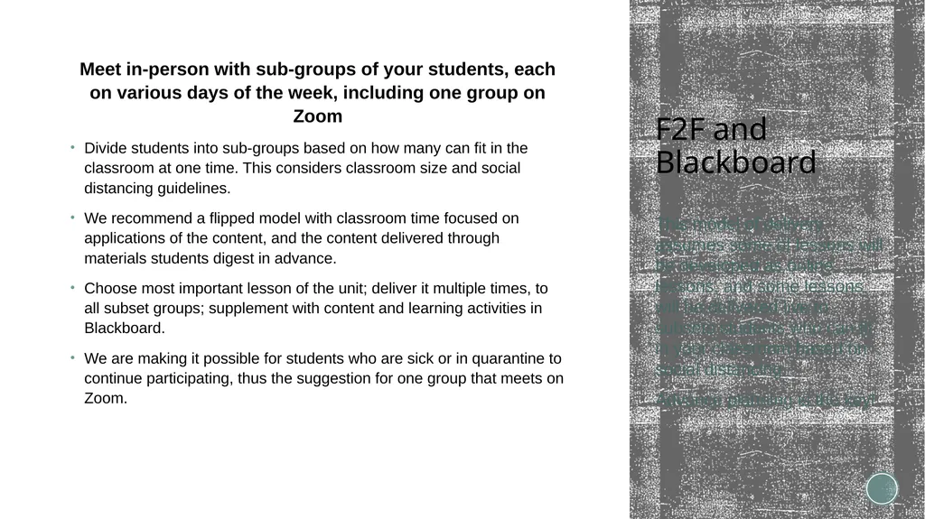 Course Design and Pedagogy The Center for - slide 13 of 35