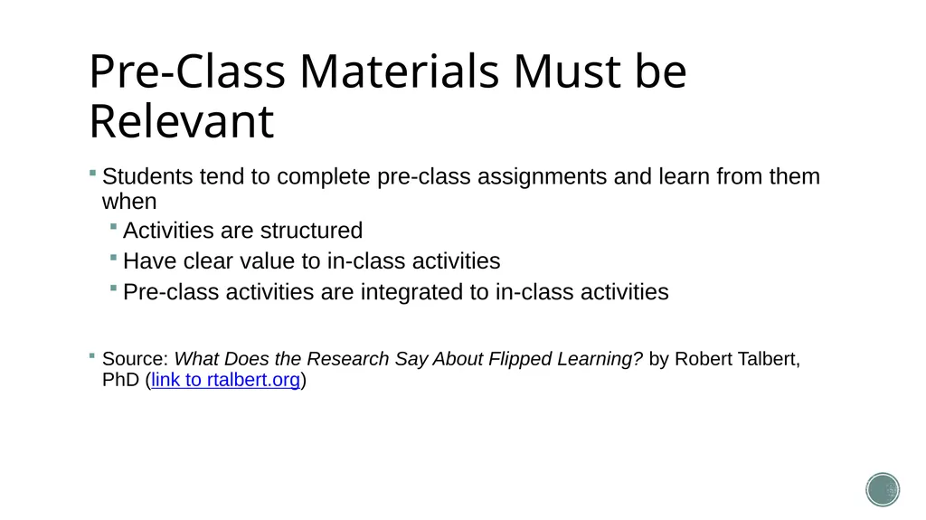 Course Design and Pedagogy The Center for - slide 24 of 35