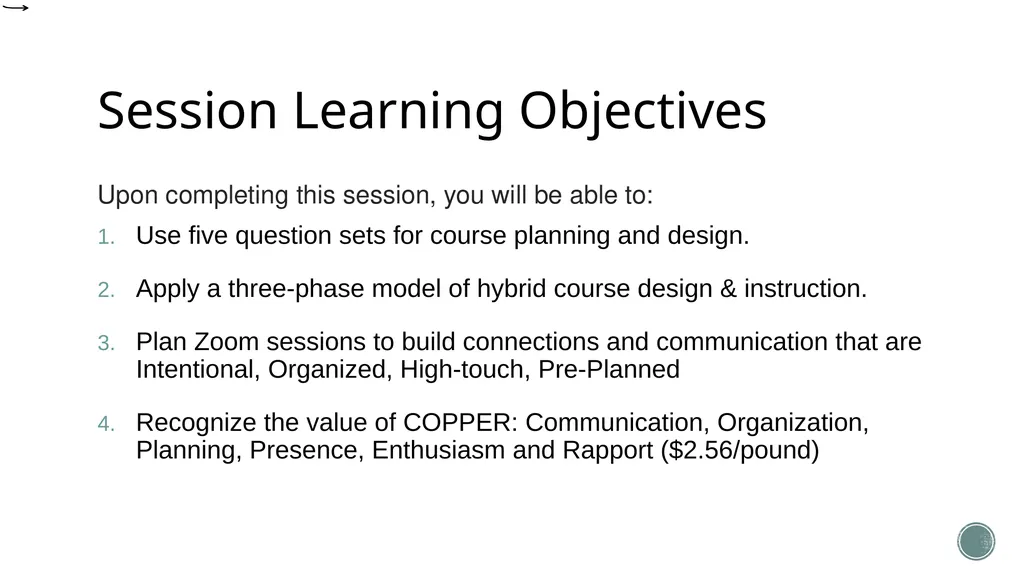 Course Design and Pedagogy The Center for - slide 4 of 35
