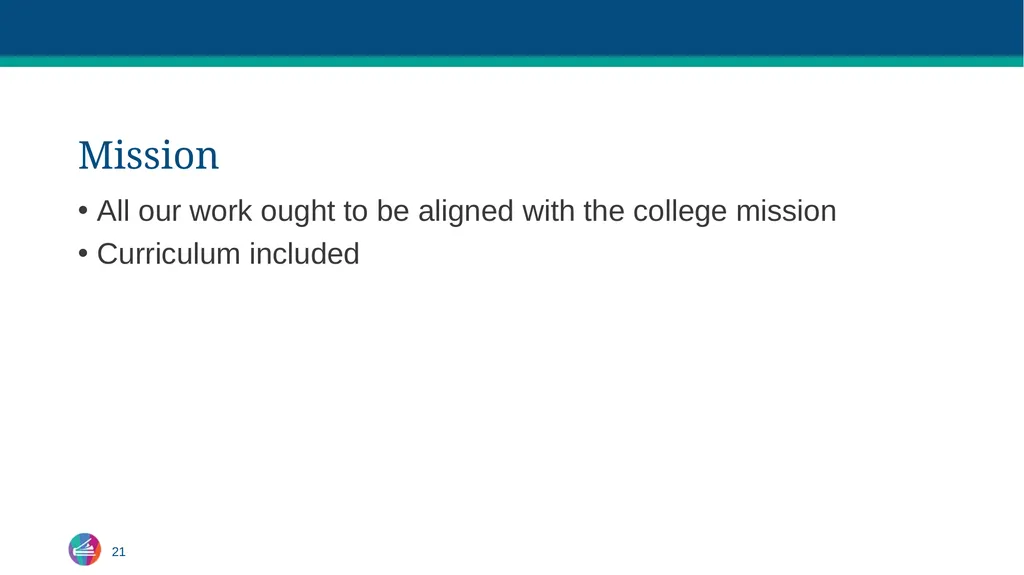Curriculum Fundamentals Curriculum - slide 21 of 24