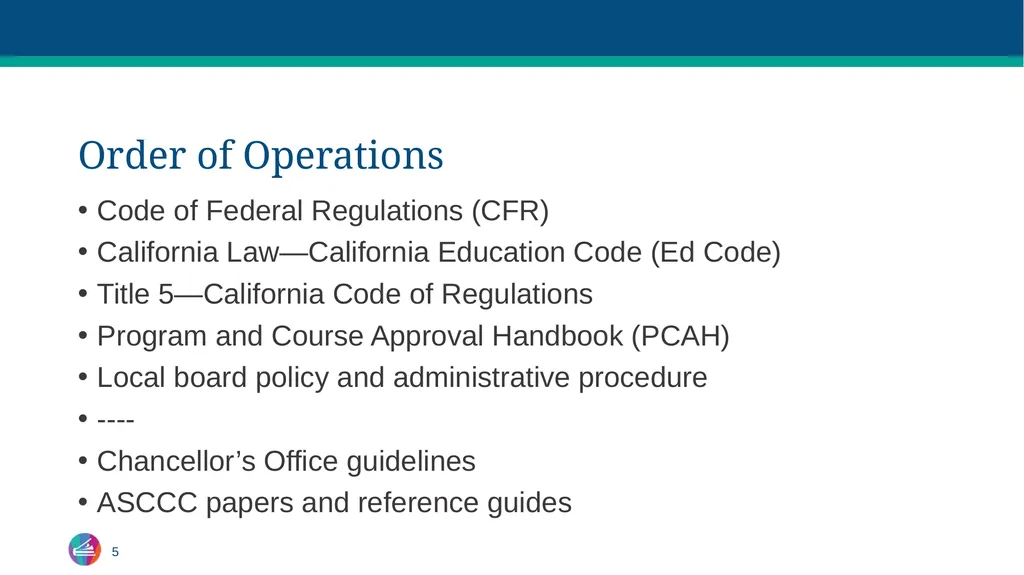 Curriculum Fundamentals Curriculum - slide 5 of 24