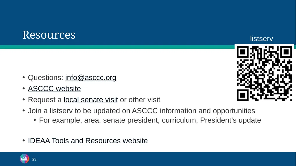 Curriculum Fundamentals Curriculum - slide 23 of 24