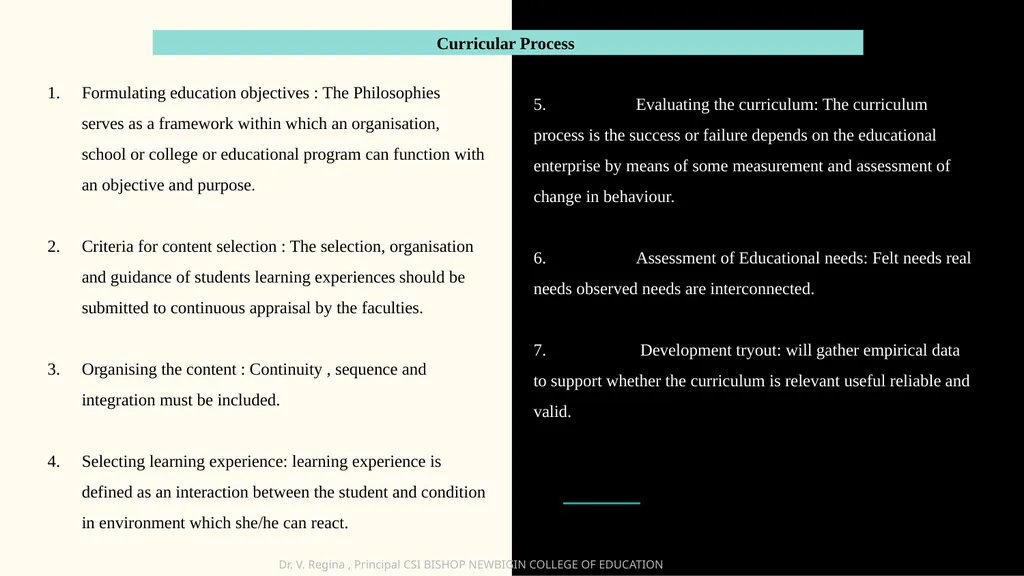 KNOWLEDGE AND CURRICULUM Unit IX- Curriculum as - slide 6 of 16