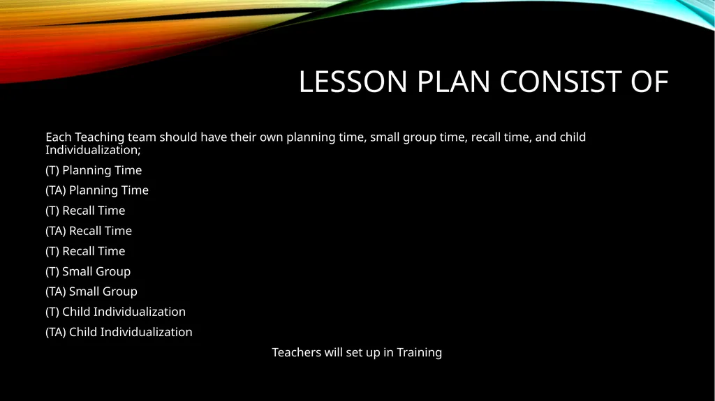 Lesson Planning 11/1/19 Sections Greeting Time - slide 3 of 11