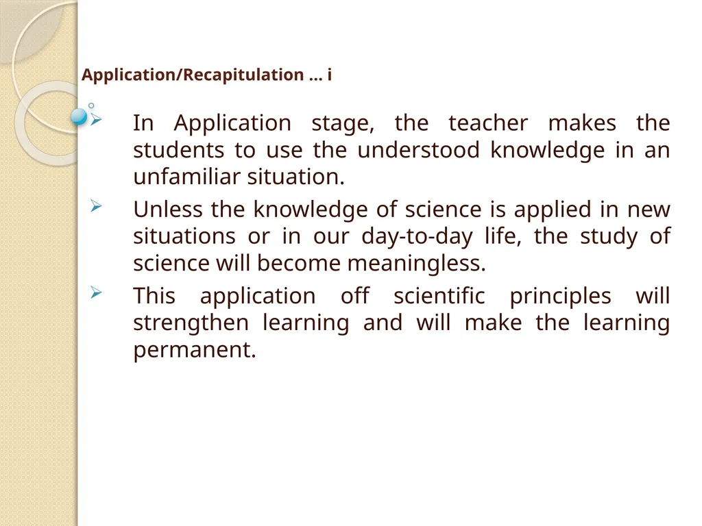 Herbartian Steps of Planning a Lesson John - slide 7 of 9
