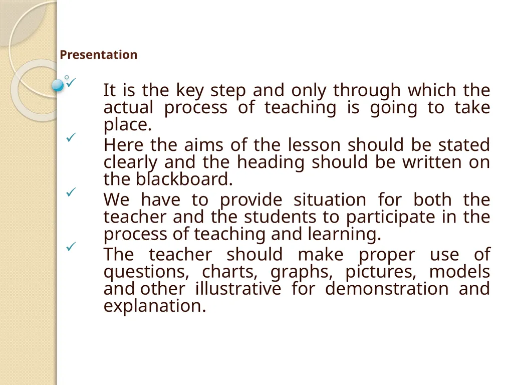 Herbartian Steps of Planning a Lesson John - slide 4 of 9