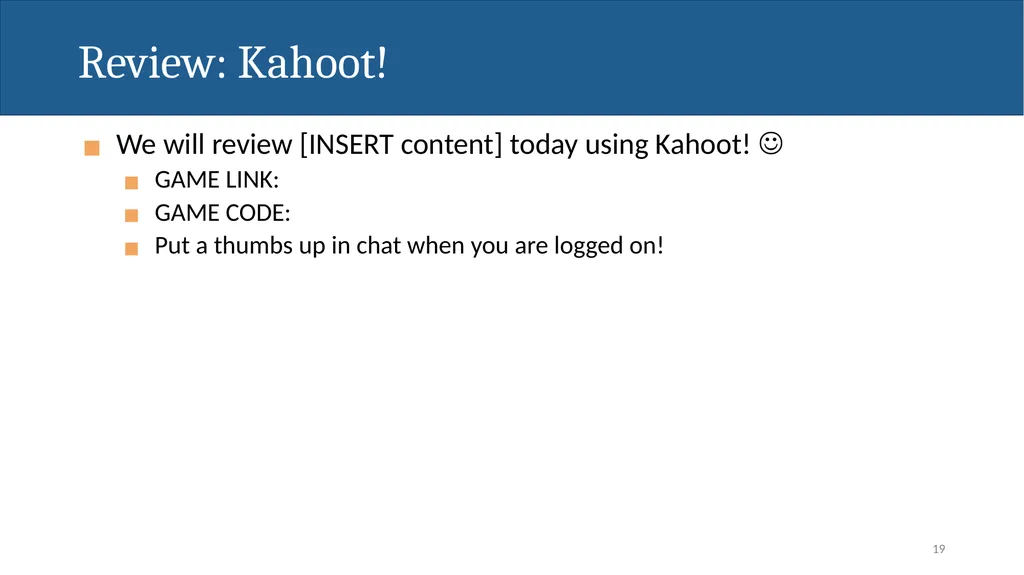 [INSERT TEACHER NAME] Daily Lesson Plan: [INSERT - slide 19 of 27