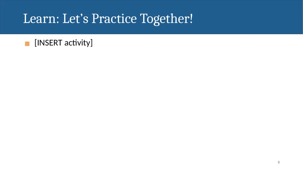 [INSERT TEACHER NAME] Daily Lesson Plan: [INSERT - slide 8 of 27