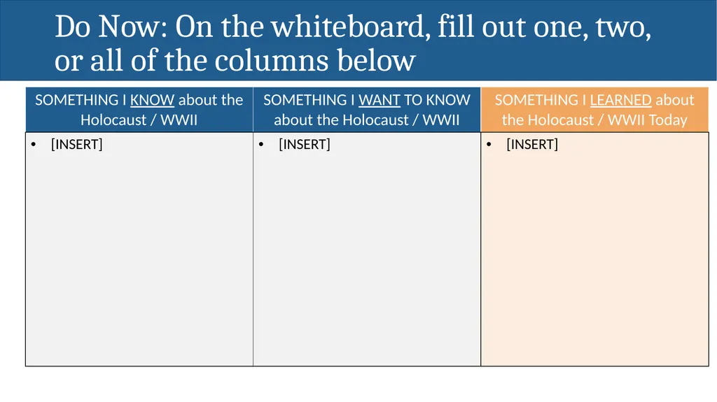 [INSERT TEACHER NAME] Daily Lesson Plan: [INSERT - slide 15 of 27