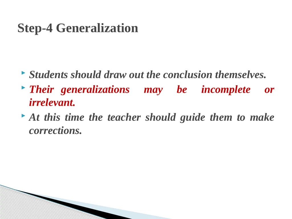 STRUCTURE OF A FOUR FOLD LESSON PLAN Dr. NAMBARU - slide 11 of 37