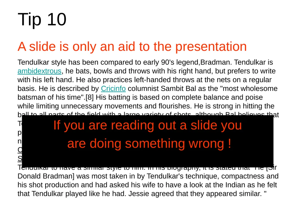 Tech Presentations Sampath Jayarathna Cal Poly - slide 16 of 21