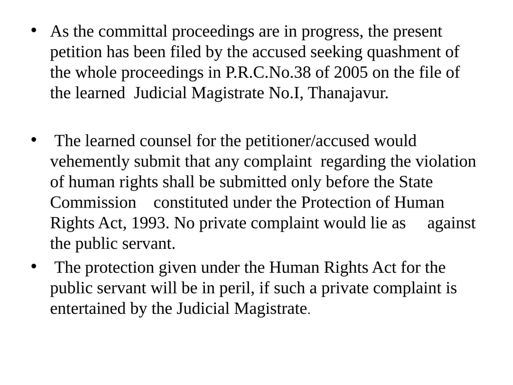 SEMINAR TO ASSESS WORKING OF HUMAN RIGHTS COURTS - slide 16 of 17