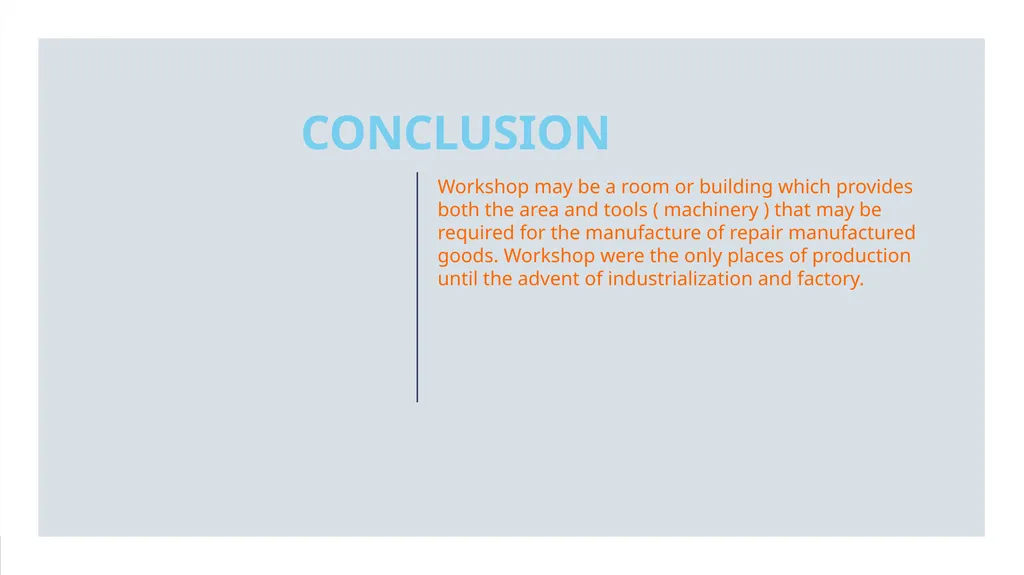 CONTENT INTRODUCTION The workshops are organized - slide 15 of 15