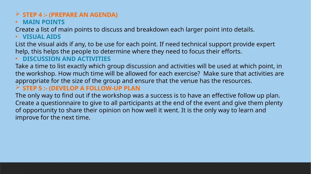 CONTENT INTRODUCTION The workshops are organized - slide 10 of 15