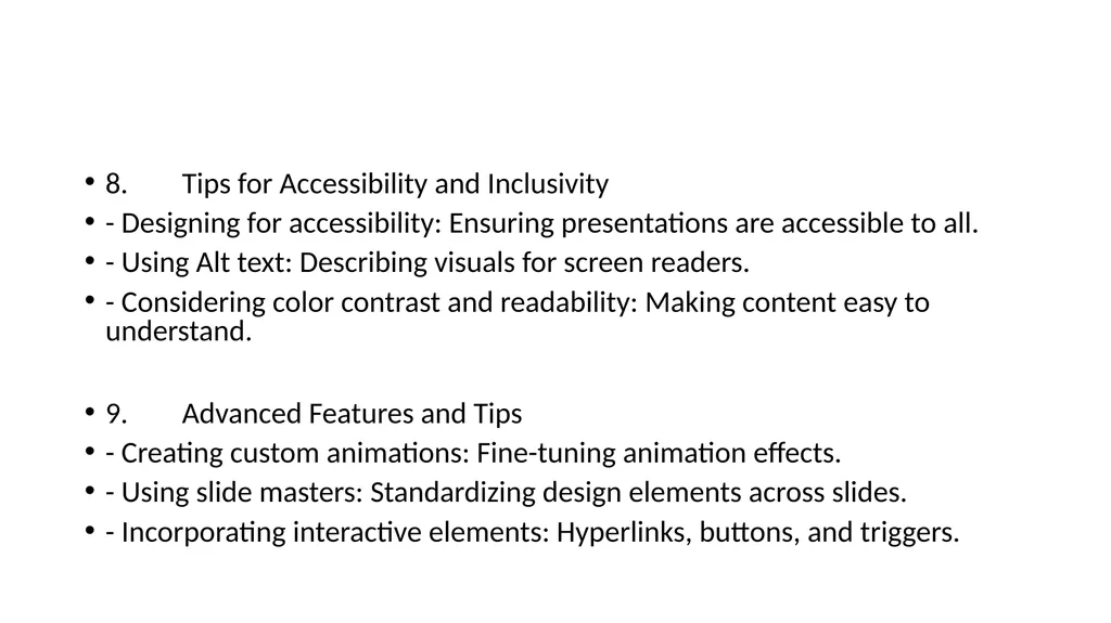 Workshop on How to make and use powerpoint - slide 12 of 13