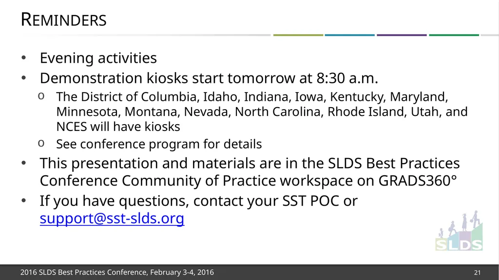 Workshop 1: Focusing on Strategies for Long-Term - slide 21 of 21