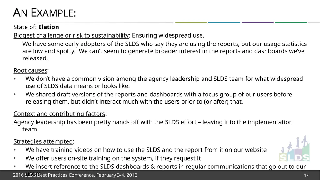 Workshop 1: Focusing on Strategies for Long-Term - slide 17 of 21
