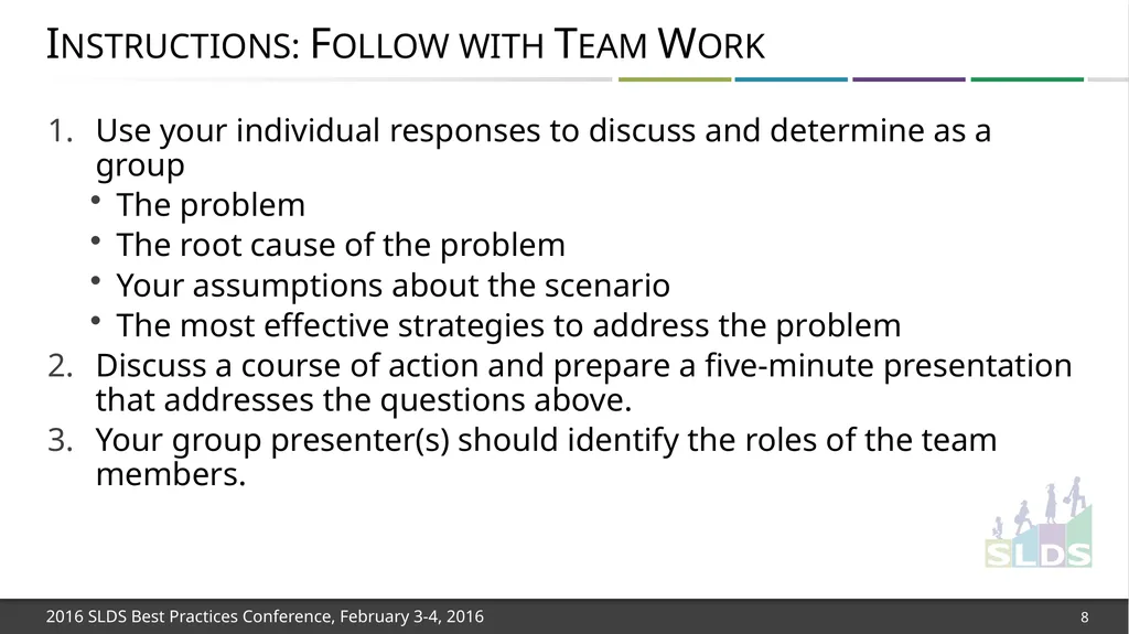 Workshop 1: Focusing on Strategies for Long-Term - slide 8 of 21